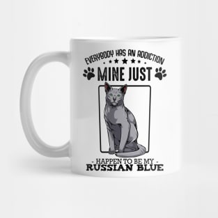 Russian Blue Cat Mug